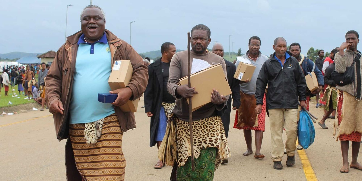 HIS MAJESTY KING MSWATI III S GENEROSITY SHINES AT NGABEZWENI ROYAL